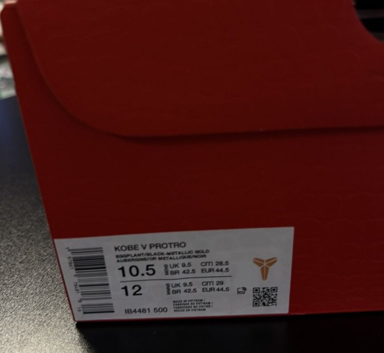 Nike Kobe 5 Year Of Mamba ib4481-500 new Size 10 5