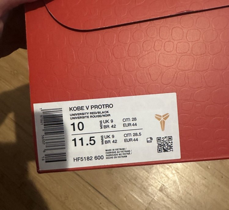 Nike Kobe 5 Year Of The Mamba University Red
