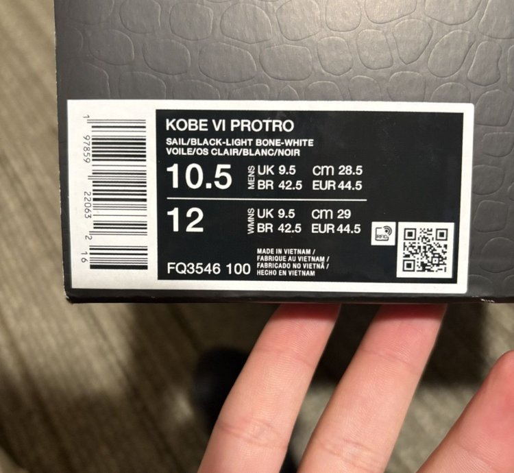 Nike Kobe 6 All Star Sail Size 10 5
