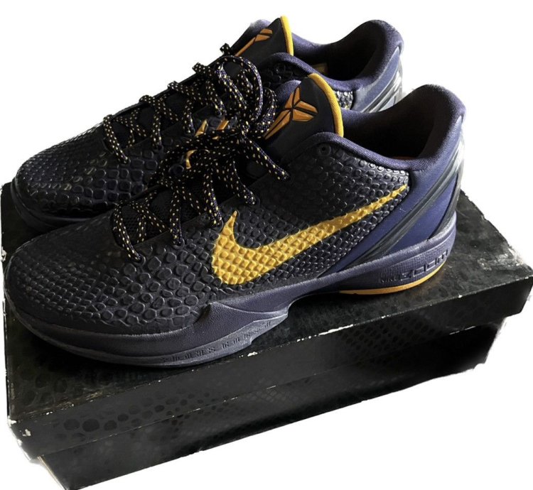 Nike Kobe 6 Imperial Purple Size 11 Deadstock