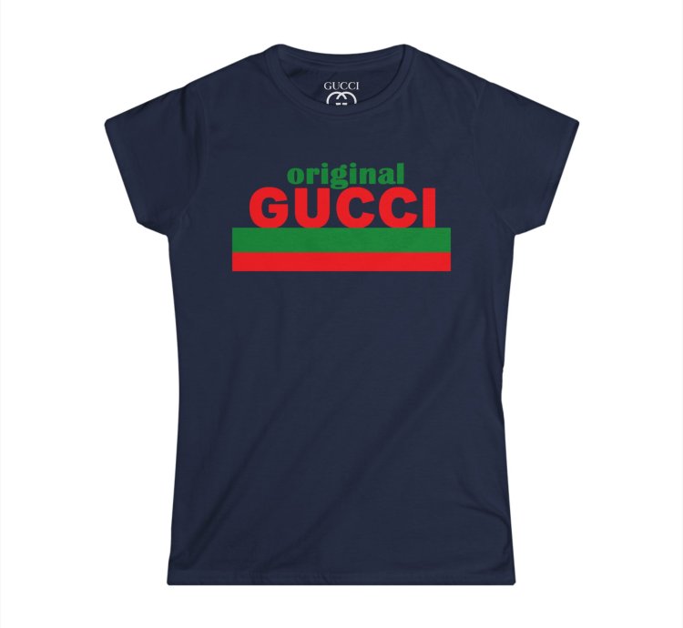 Gucci Women Navy T-shirt - Size Usa