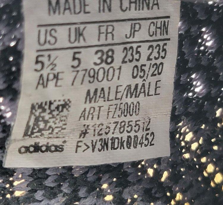 Adidas Yeezy Boost 350 V2 Carbon Sz 5 5 Authenticated165