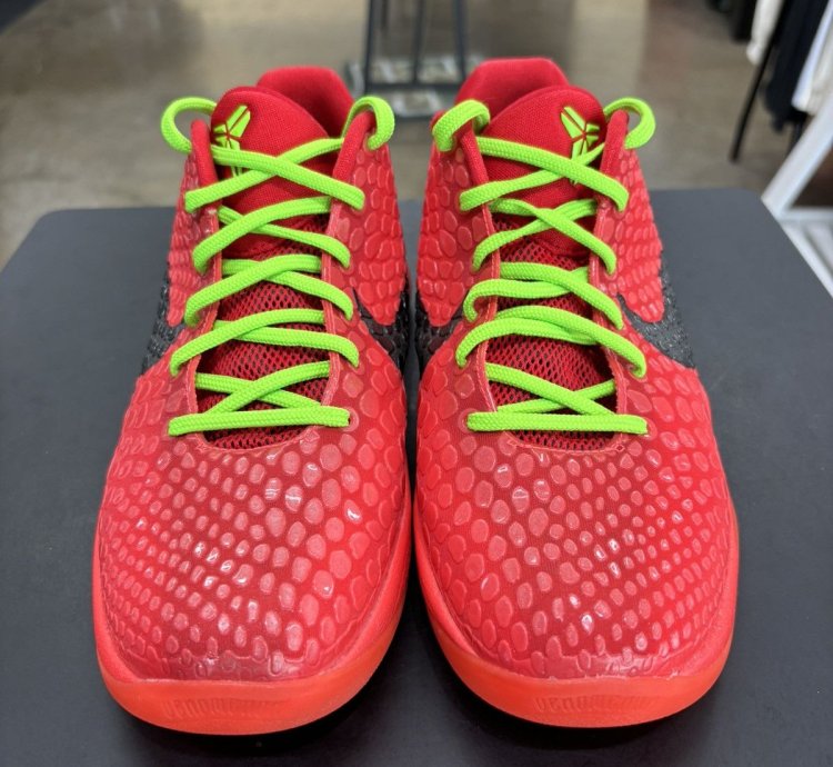 Nike Kobe 6 Proto Reverse Grinch Gs Sz 6 5y
