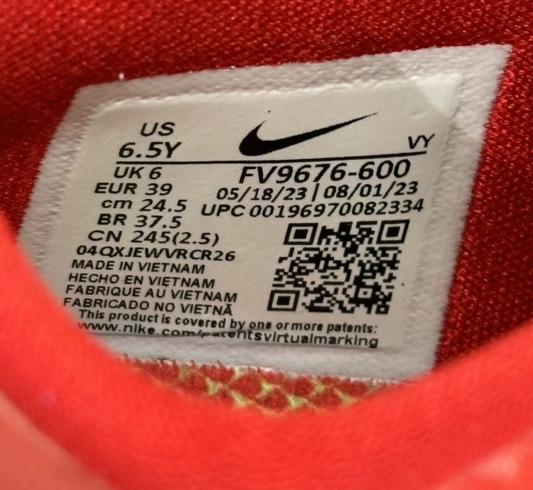 Nike Kobe 6 Proto Reverse Grinch Gs Sz 6 5y