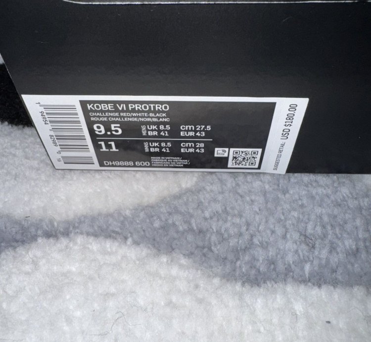 Nike Kobe 6 Protro All Star 2021 size 9 5