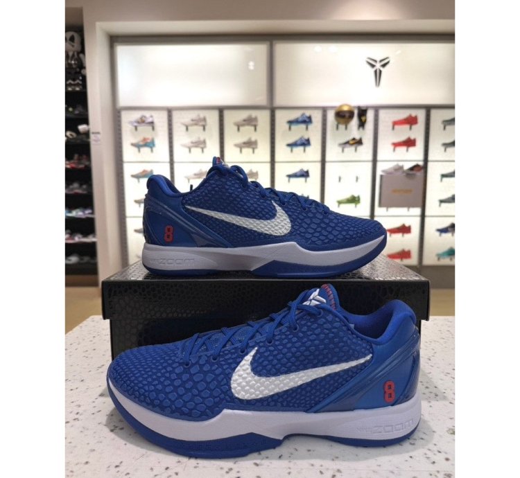 Nike Kobe 6 Protro Dodgers Game Royal Blue University Red
