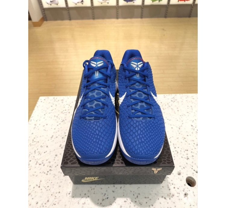 Nike Kobe 6 Protro Dodgers Game Royal Blue University Red