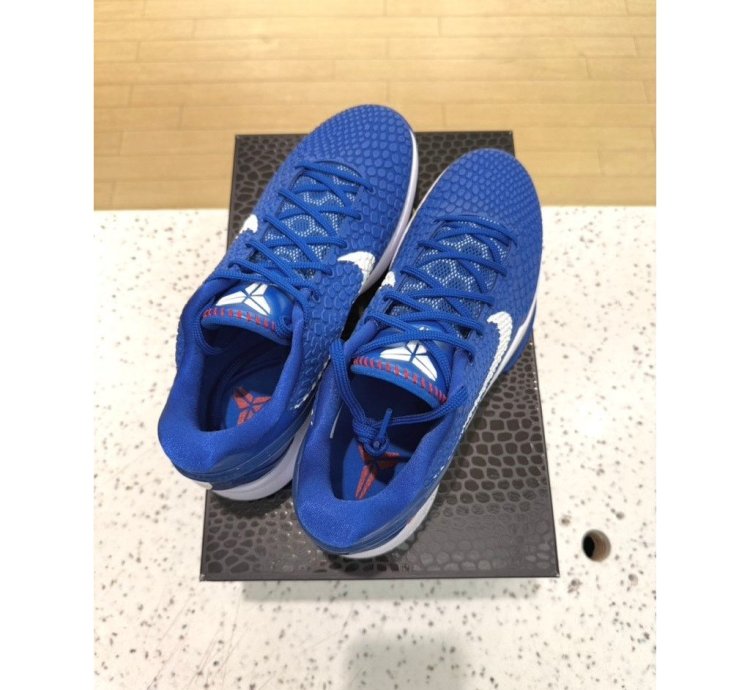 Nike Kobe 6 Protro Dodgers Game Royal Blue University Red