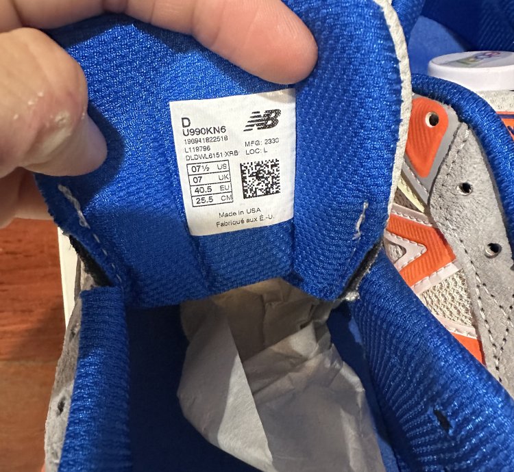 New Balance Kith 990v6 Msg Knicks 7 5