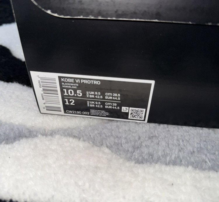 Nike Kobe 6 Protro Mambacita size 10 5