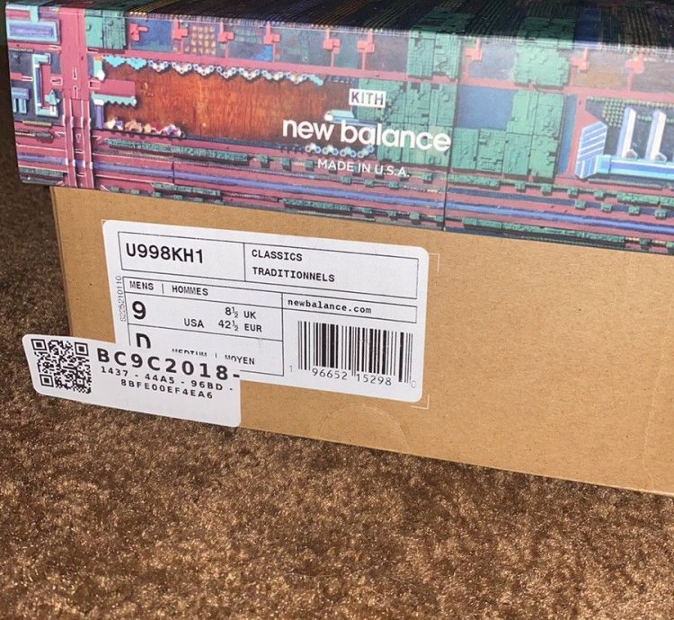 New Balance Kith Frank Lloyd 998