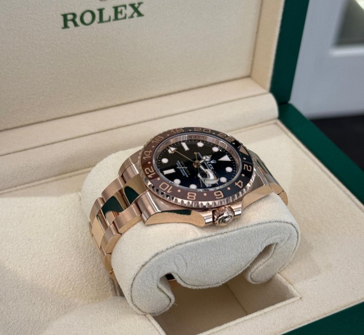 Rolex Gmt-master Ii Nuovo 2022 Oro Rosa Full Set Con Documenti Scatola Rolex