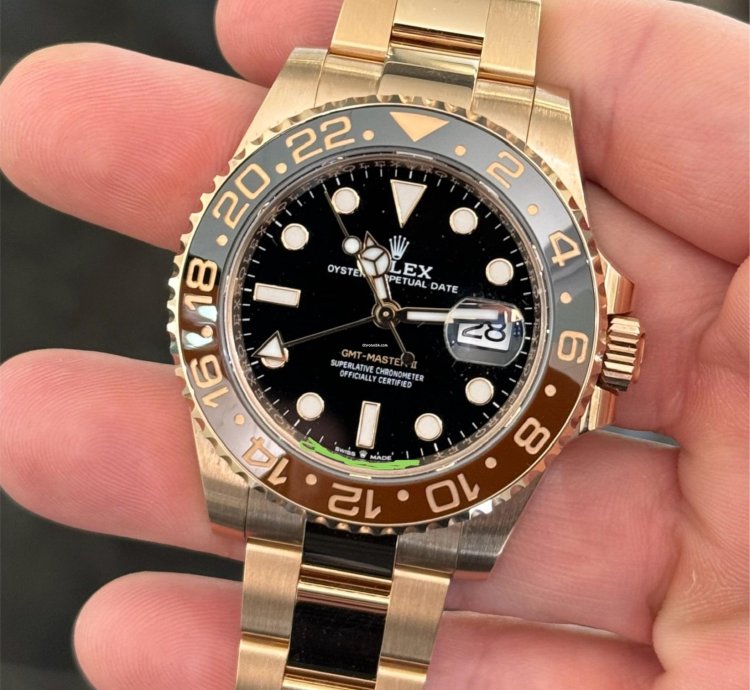 Rolex Gmt-master Ii Nuovo 2022 Oro Rosa Full Set Con Documenti Scatola Rolex