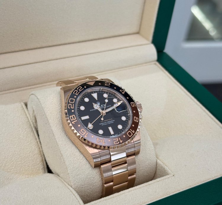 Rolex Gmt-master Ii Nuovo 2022 Oro Rosa Full Set Con Documenti Scatola Rolex