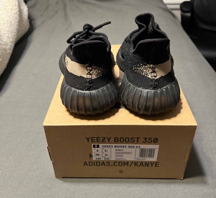 Adidas Yeezy Boost 350 V2 Green Size 6 By9611