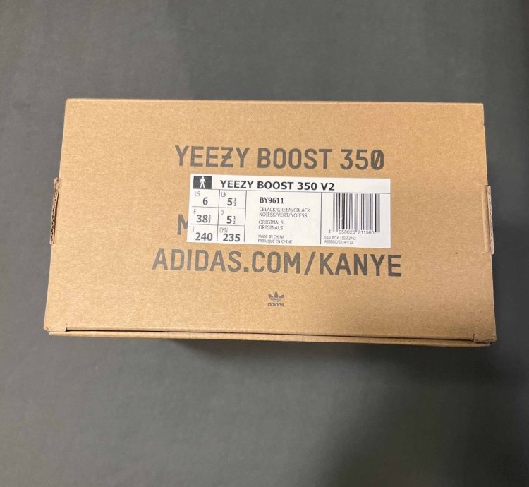 Adidas Yeezy Boost 350 V2 Green Size 6 By9611