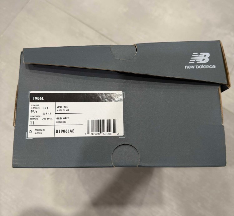 New Balance Loafer 1906l Size 9 5 Grey