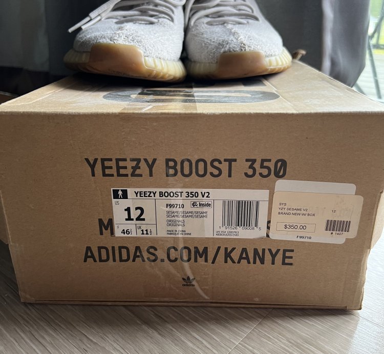 Adidas Yeezy Boost 350 V2 Low Sesame