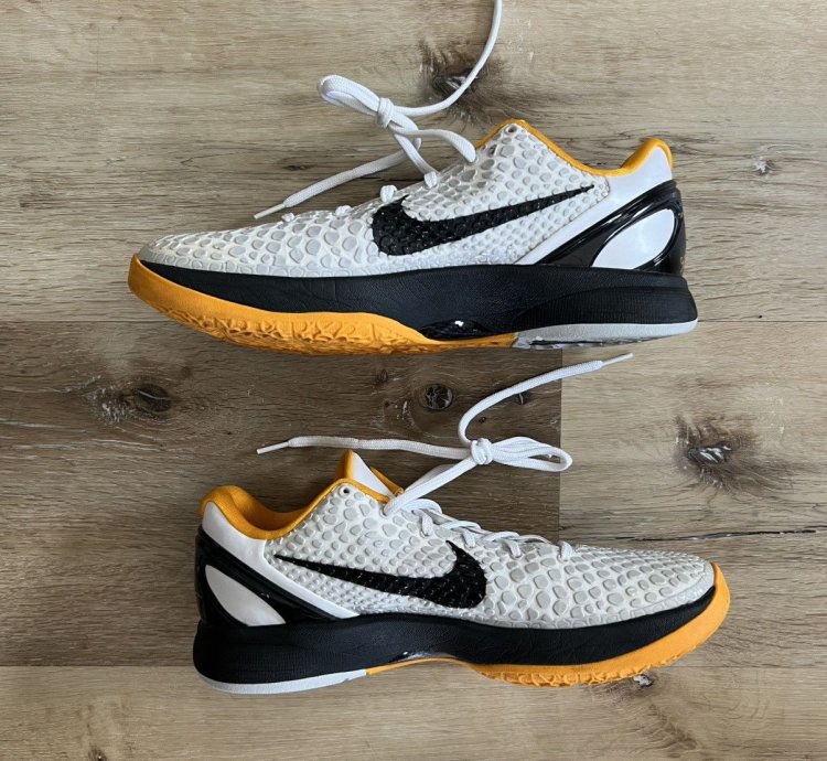 Nike Kobe 6 Protro White Del Sol Used Size 11