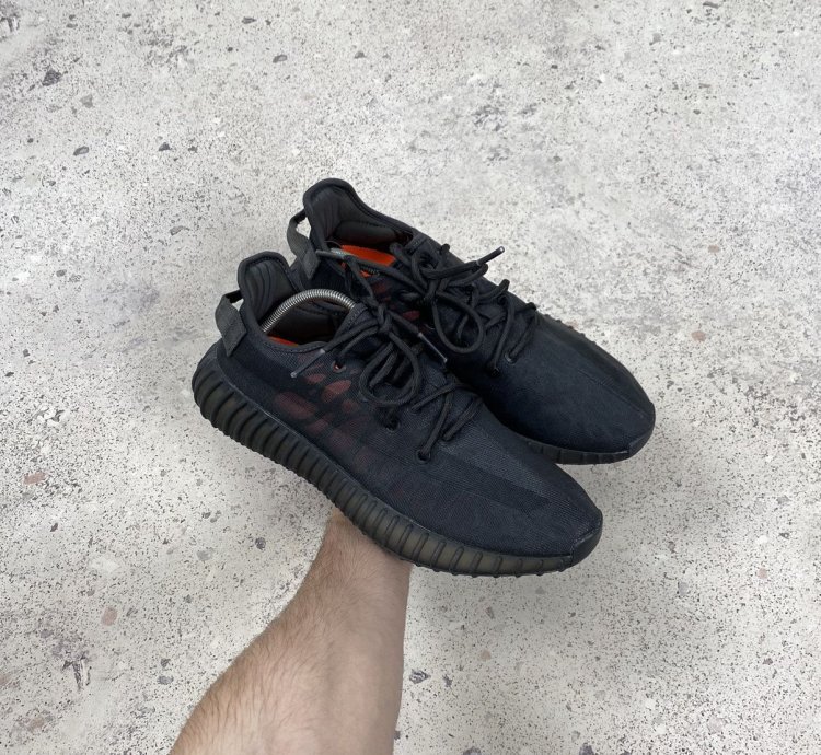 Adidas Yeezy Boost 350 V2 Mono Cinder Black Gx3791 Us9