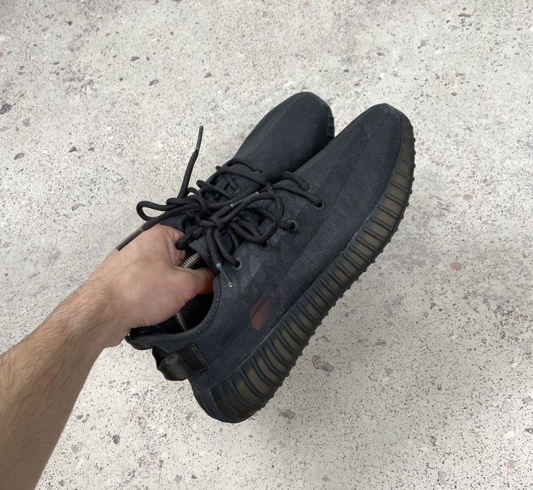 Adidas Yeezy Boost 350 V2 Mono Cinder Black Gx3791 Us9