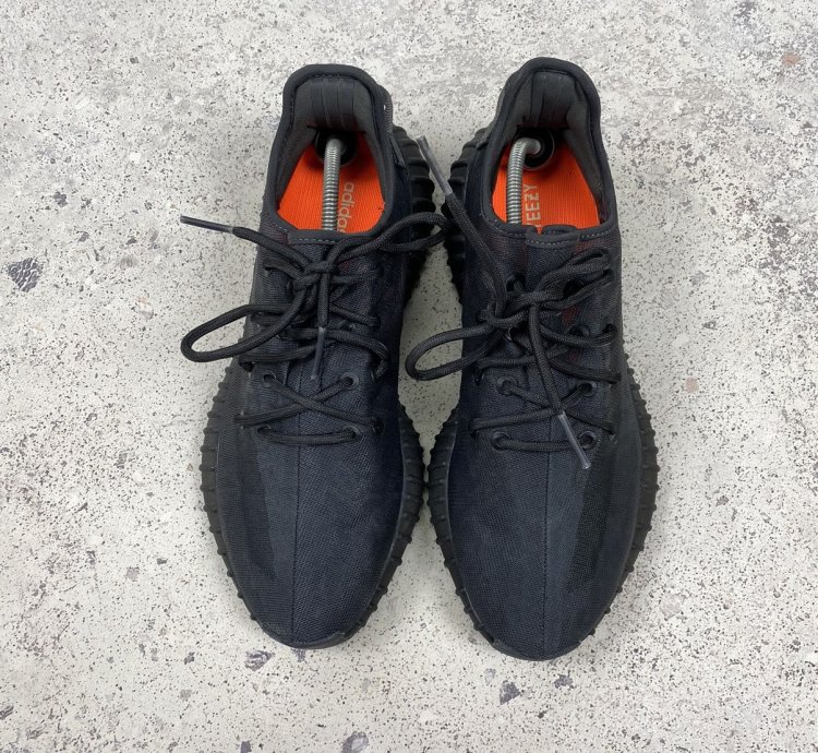 Adidas Yeezy Boost 350 V2 Mono Cinder Black Gx3791 Us9