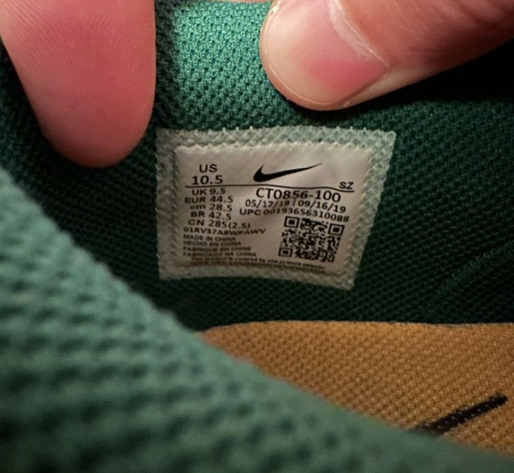 Pine Green Off-white Nike Low Top Dunks Size 10 5