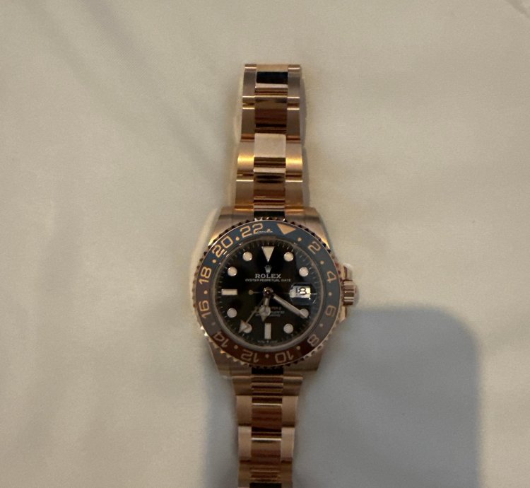 Rolex Gmt-master Ii Or Rose