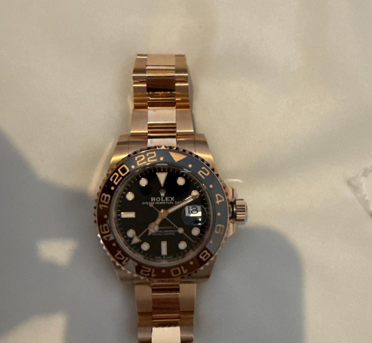 Rolex Gmt-master Ii Or Rose