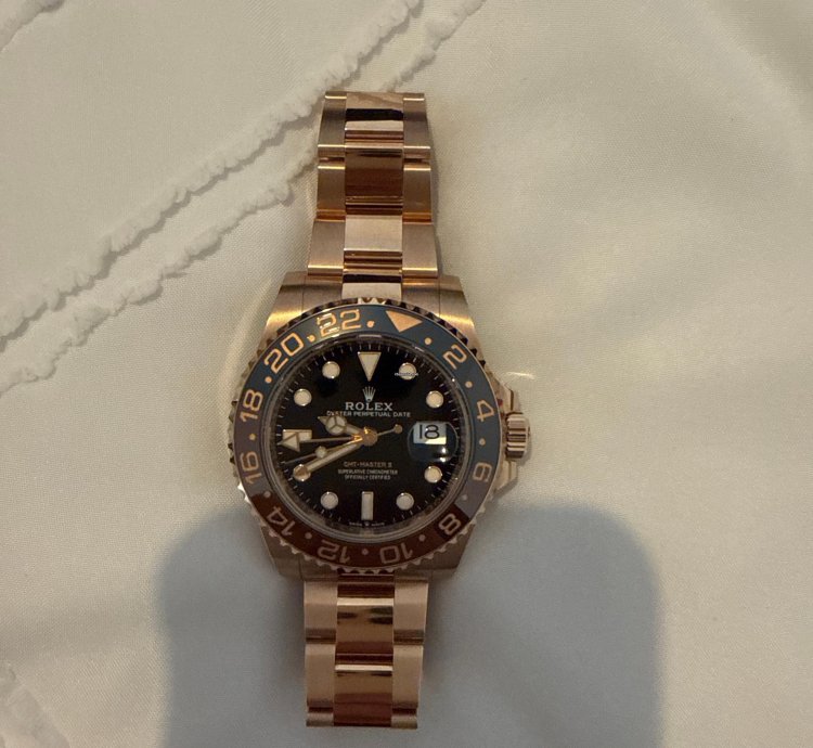 Rolex Gmt-master Ii Or Rose