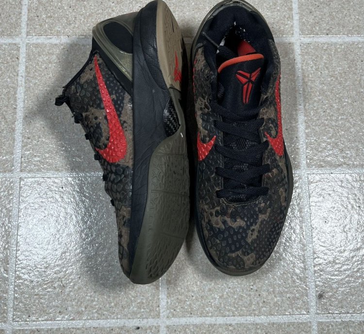 Nike Kobe 6 Vi Protro Italian Camo - Indoor Use Only Size 7y