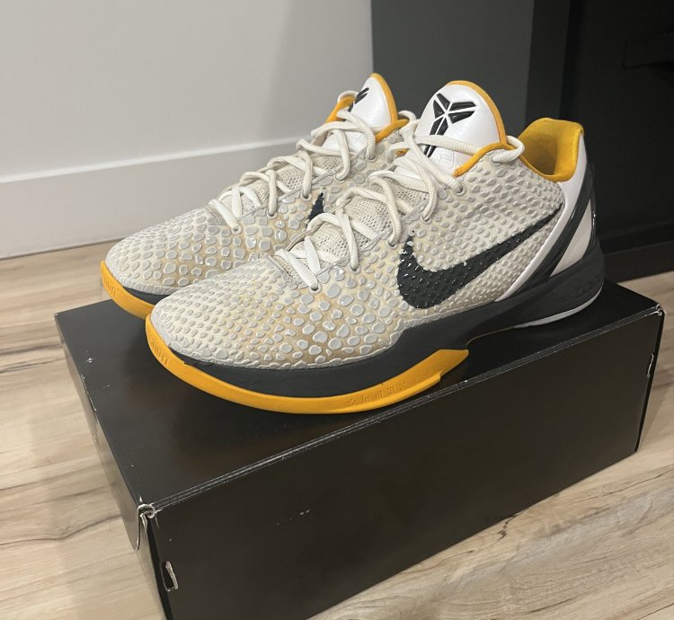 Nike Kobe 6 White Del Sol