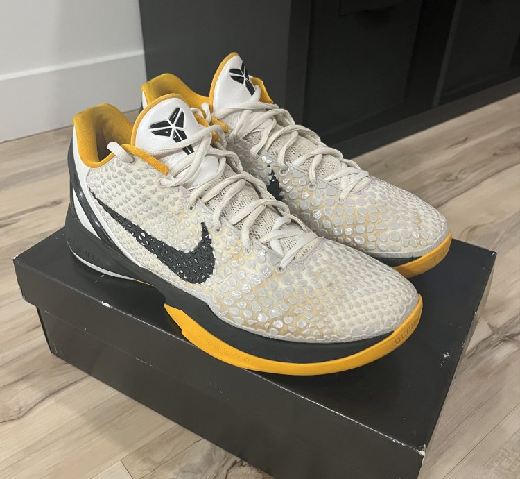 Nike Kobe 6 White Del Sol