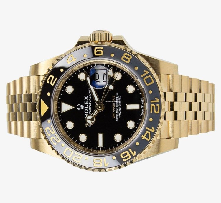 Rolex Gmt-master Ii Oyster Perpetual Gmt-master Ii 18kt Yellow Gold 126718grnr