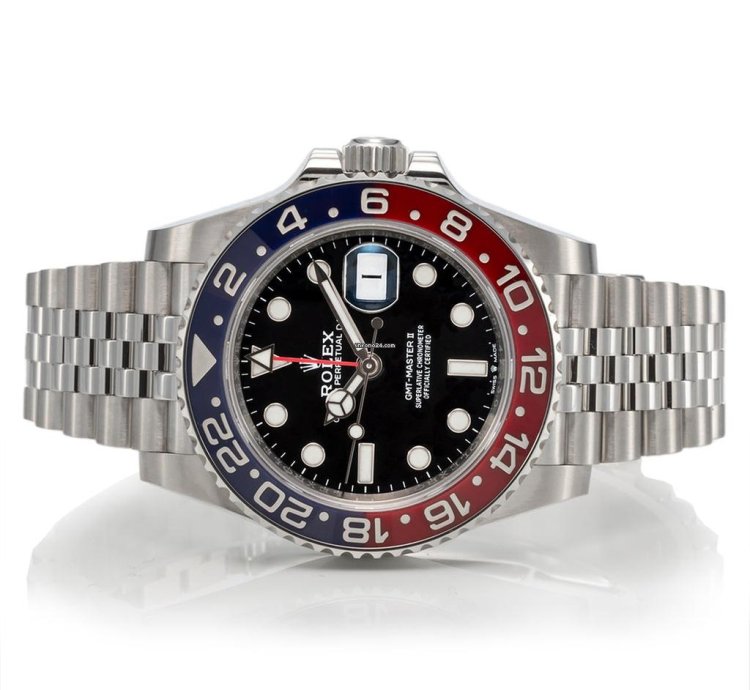 Rolex Gmt-master Ii Oyster Perpetual Gmt-master Ii Pepsi Ref 126710blro Lc100