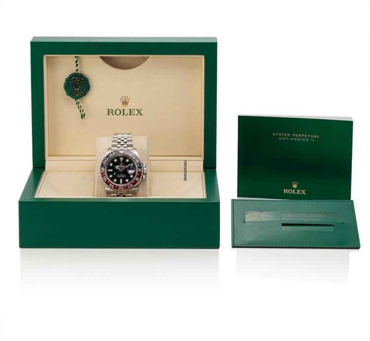 Rolex Gmt-master Ii Oyster Perpetual Gmt-master Ii Pepsi Ref 126710blro Lc100