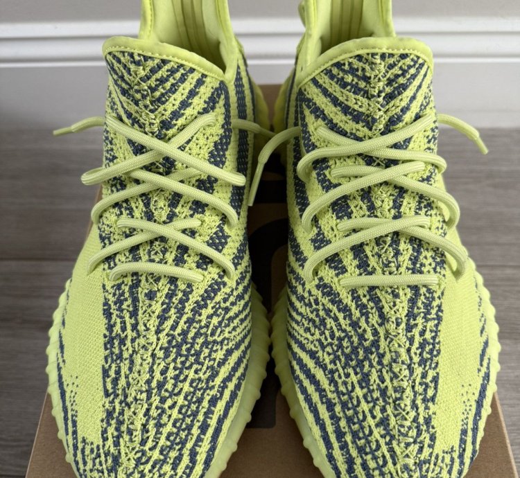 Adidas Yeezy Boost 350 V2 Semi Frozen Yellow B37572 Sz 12