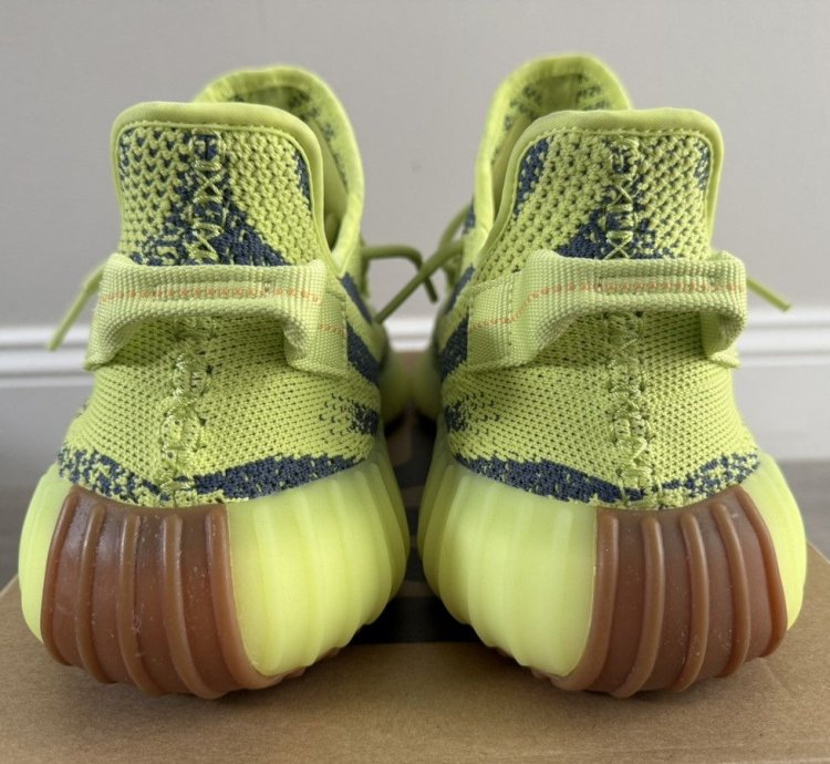 Adidas Yeezy Boost 350 V2 Semi Frozen Yellow B37572 Sz 12