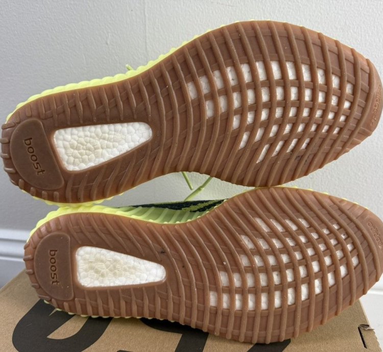 Adidas Yeezy Boost 350 V2 Semi Frozen Yellow B37572 Sz 12