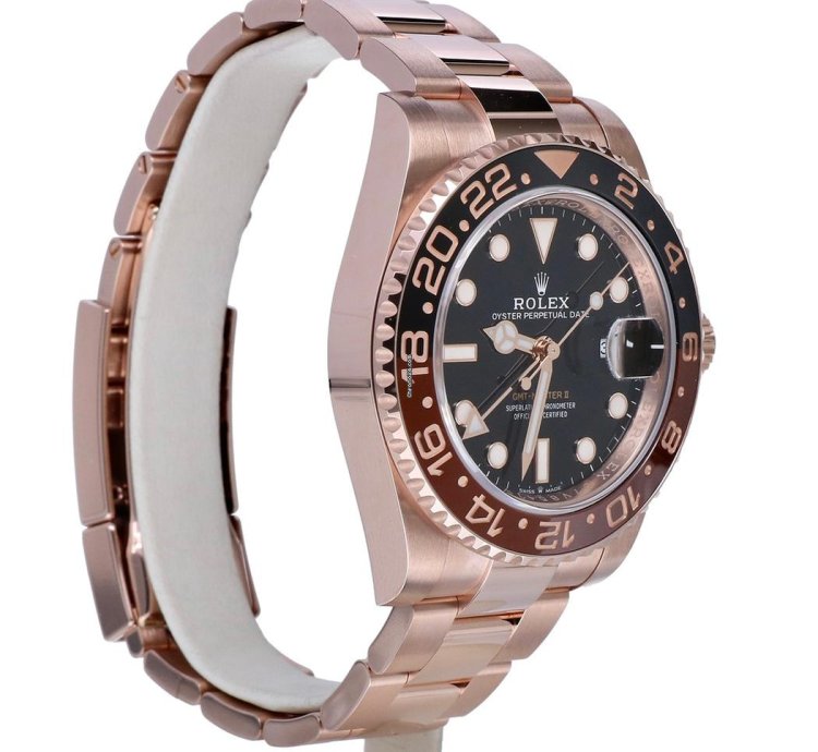 Rolex Gmt-master Ii Oyster Perpetual Gmt-master Ii Rootbeer Rose Gold 40 Mm Unworn 2023