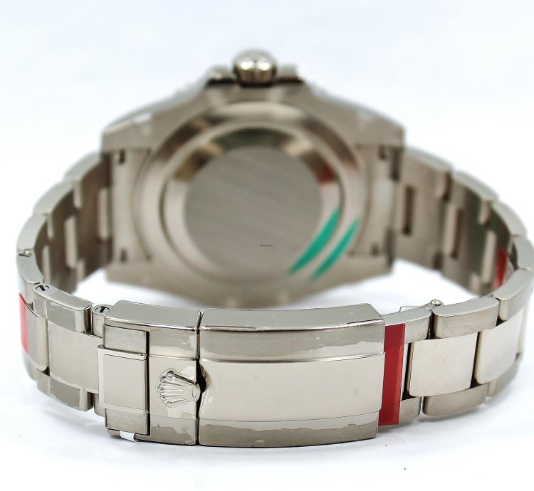 Rolex Gmt-master Ii Pepsi 116719 Blro Ceramic Bezel 18k White Gold Box Papers New Ful Stickers