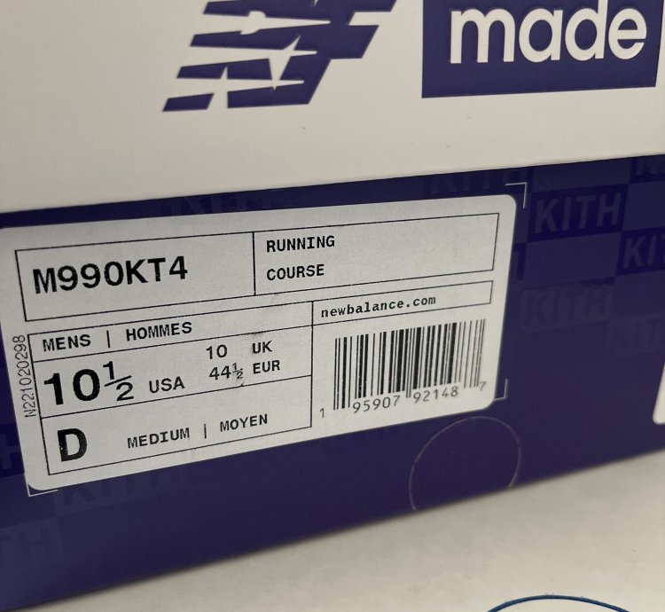 New Balance Miusa 990v4 Kith United Arrows