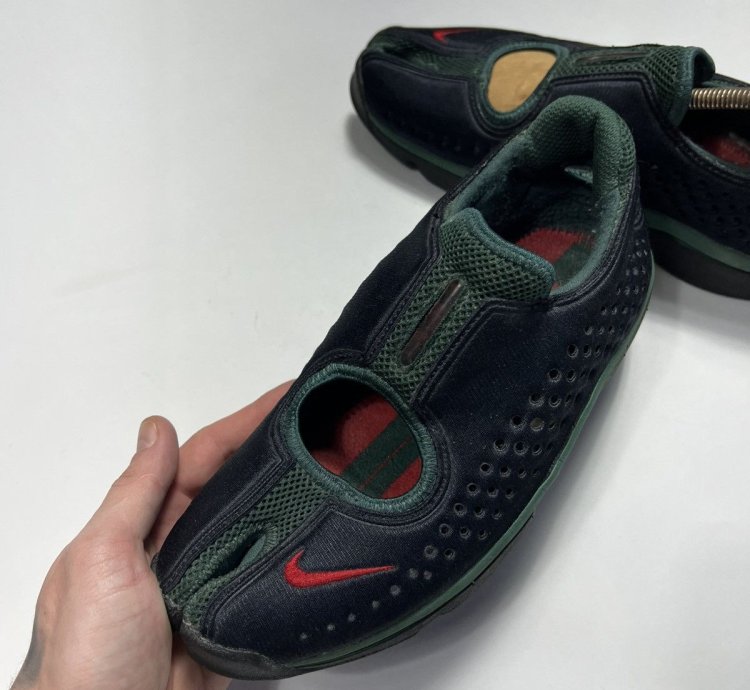 Rare Vintage 2002 Nike Air Rift Il Slip On Tabi Sneakers