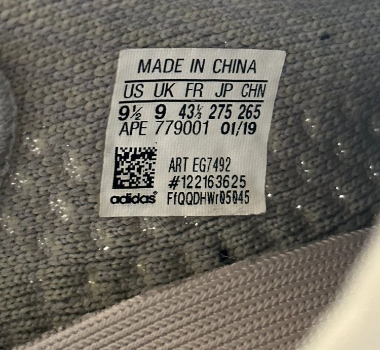 Adidas Yeezy Boost 350 V2 True Form Trfrm 9 5 Eg7492