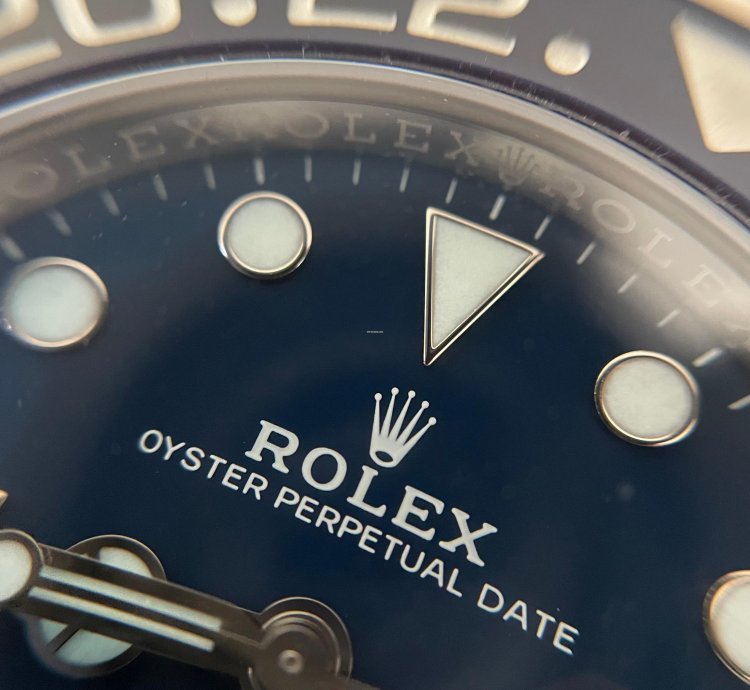 Rolex Gmt-master Ii Pepsi In White Gold Blue Dial 126719blro