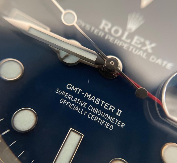 Rolex Gmt-master Ii Pepsi In White Gold Blue Dial 126719blro