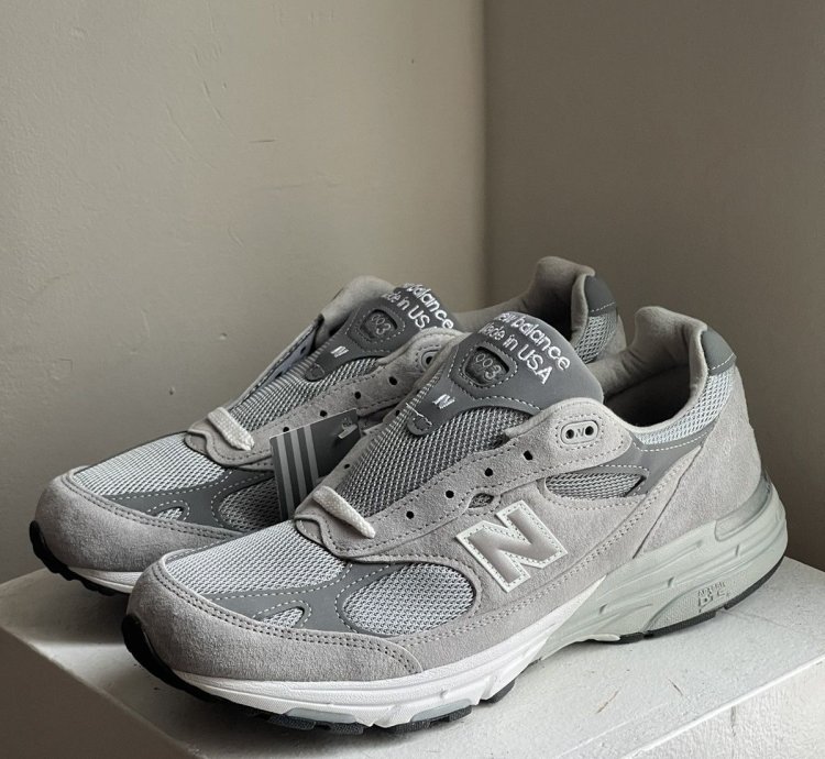 New Balance Mr993gl Og Grey Mesh Suede