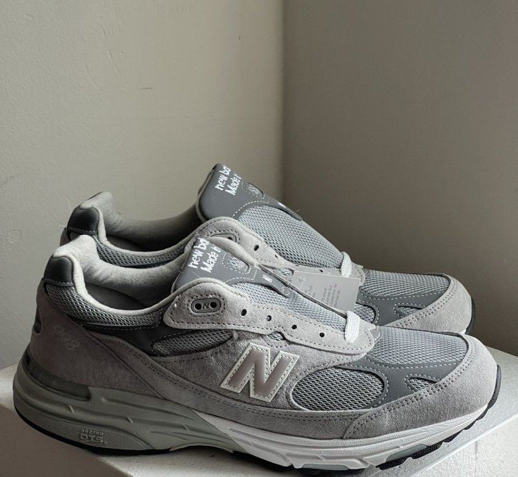 New Balance Mr993gl Og Grey Mesh Suede