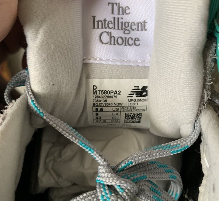 New Balance Palace 580 Grey Blue