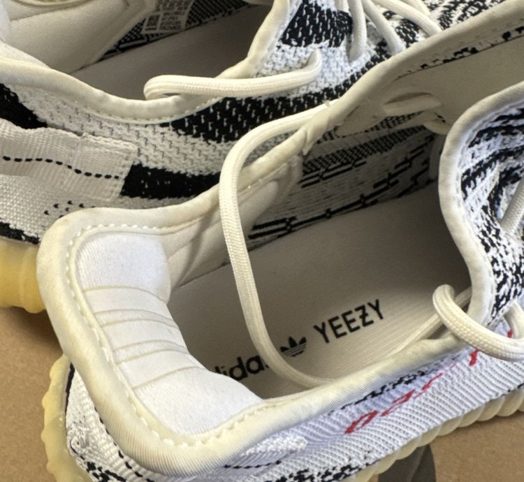 Adidas Yeezy Boost 350 V2 Zebra White Black Men Us